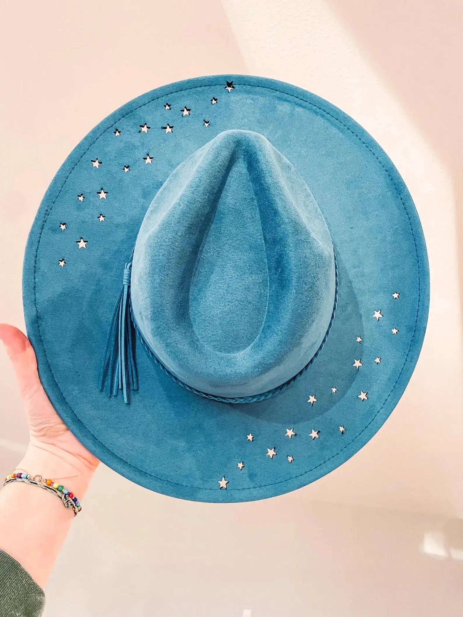 Vegan Suede - Star Cutout Hat - UnLaced Boutique