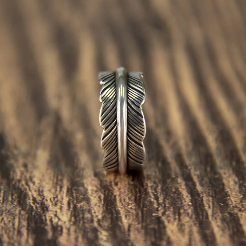 Vintage Feather Couple Matching Ring - UnLaced Boutique