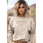 WESTERN COWBOY BOOTS STITCHED MINERAL GRAPHIC SWEATWHIRTS - UnLaced Boutique