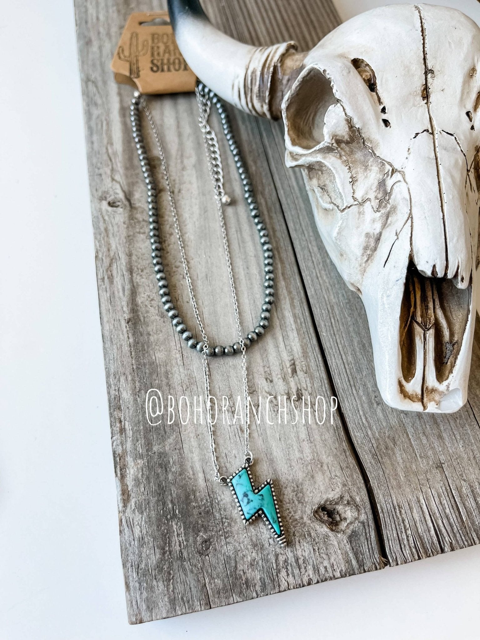 Western Layered Lighting Bolt Necklace Choker - UnLaced Boutique