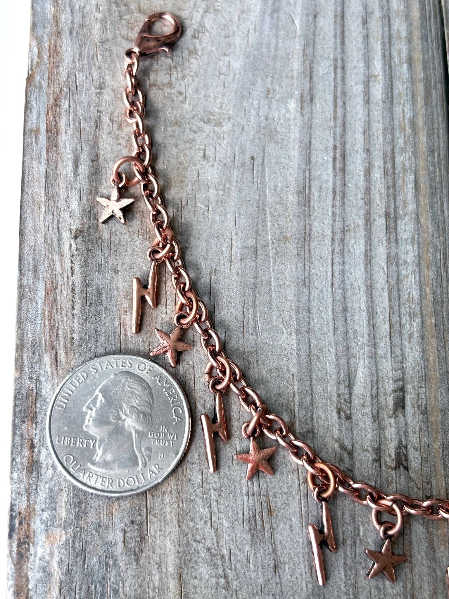 Western Trucker Hat Chain | Lightning bolt\ stars Hat Band - UnLaced Boutique