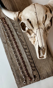 Western Trucker Hat Chain | Lightning bolt\ stars Hat Band - UnLaced Boutique