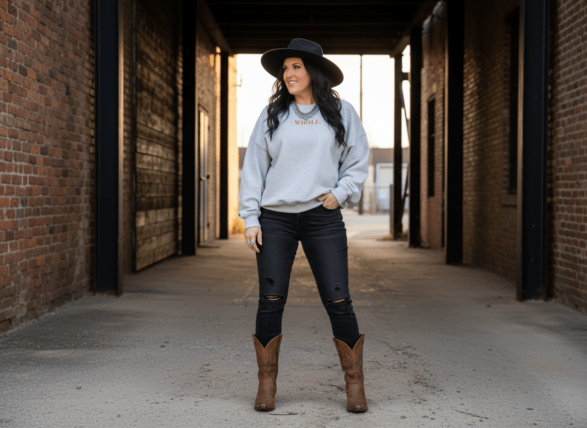 Whole. Sweatshirt - ash - UnLaced Boutique