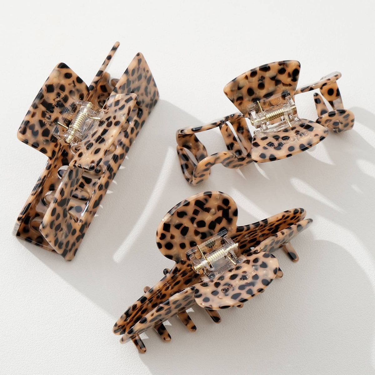 Wild Leopard Large - Assorted Claw Clips - Assorted - UnLaced Boutique